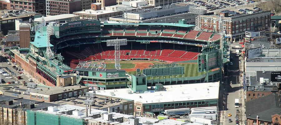 Fenway Park, home of the Boston Red Sox