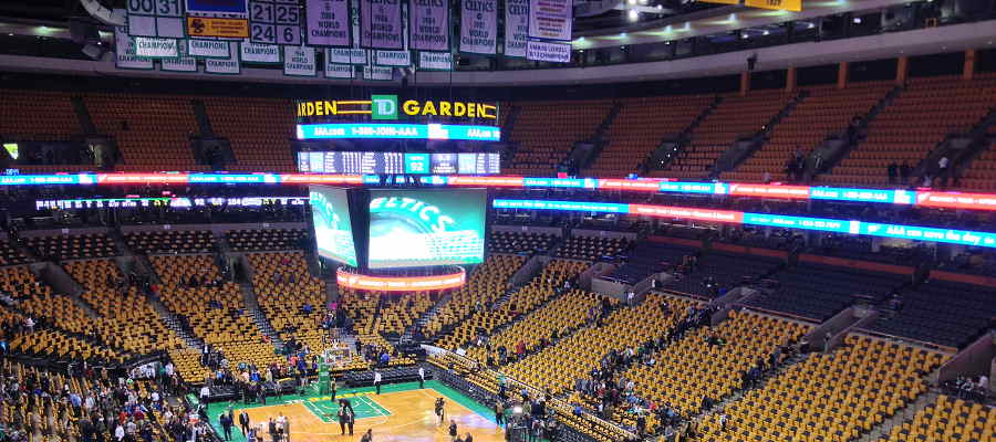 taking a limo to TD Garden for the Celtics game